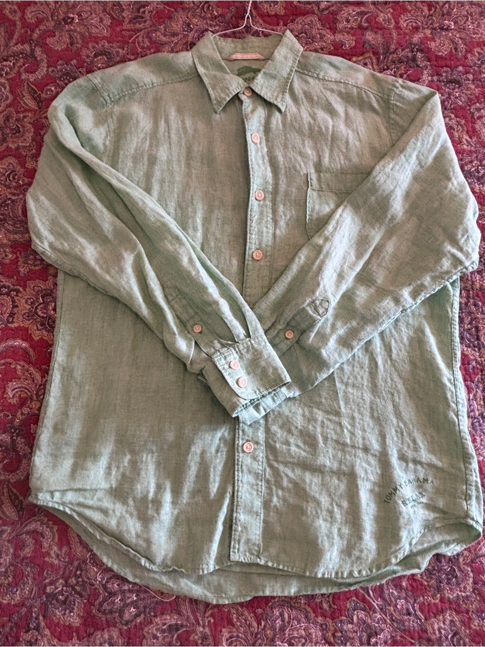 Tommy Bahama size M Men's Classic Linen Button-Up Bundle - Picture 14 of 14